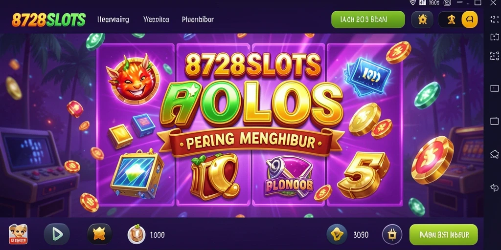 Tampilan menarik dari gameplay Slot 8728SLOTS yang seru.