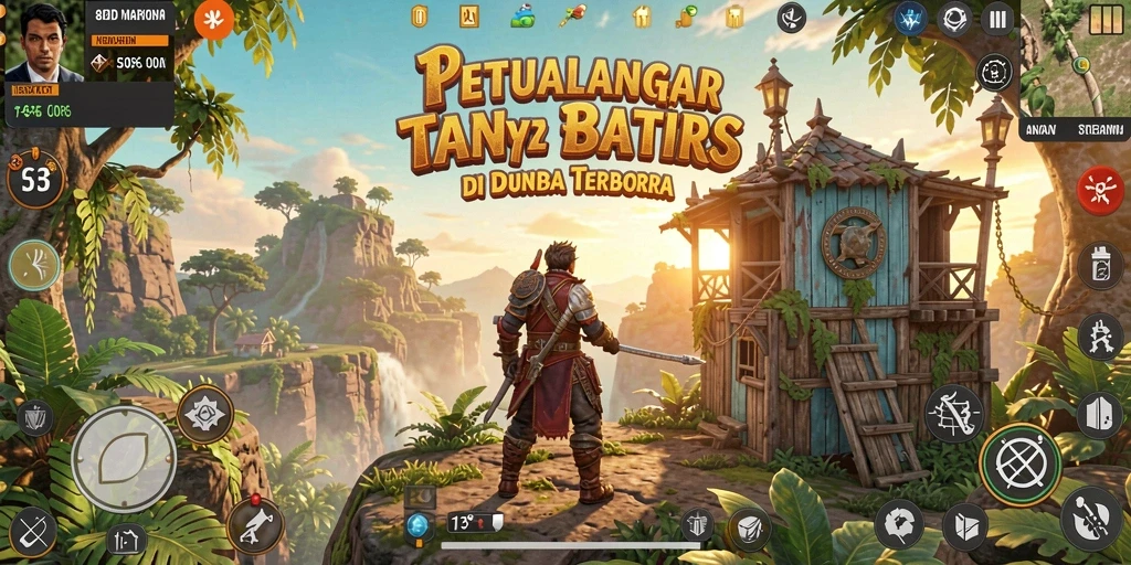 Tampilan gameplay Open World yang mendebarkan di 8ID.