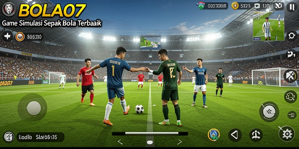 Screenshot gameplay <strong>BOLA07</strong> yang menarik dan realistis.