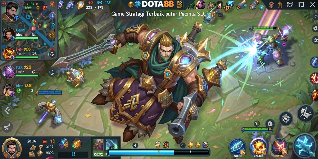 Tampilan gameplay DOTA88 yang menarik dan menyenangkan.