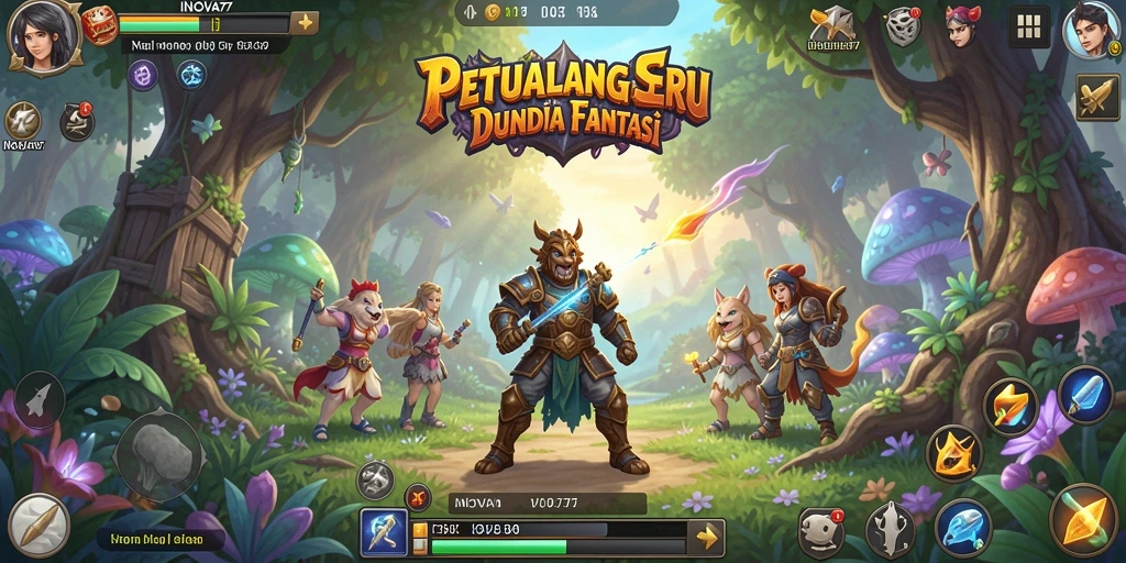 Tampilan gameplay INOVA77 yang menegangkan dan penuh petualangan.