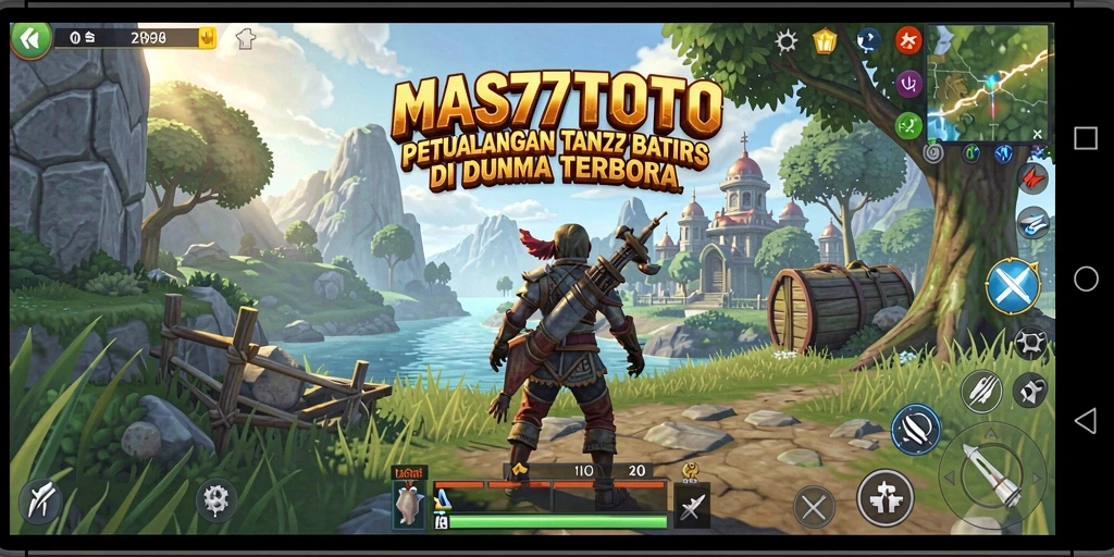 Screenshot gameplay Open World MAS77TOTO yang menakjubkan dan penuh petualangan.