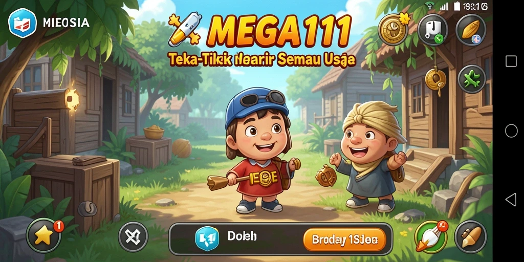 Tampilan gameplay MEGA111 yang seru dan menantang.