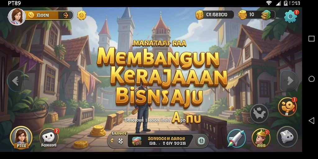 Tampilan gameplay PT89 yang menarik dengan elemen Tycoon.