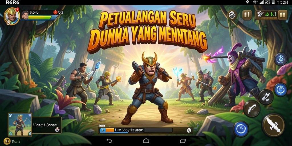Tampilan gameplay R6R6 yang seru dan mendebarkan.