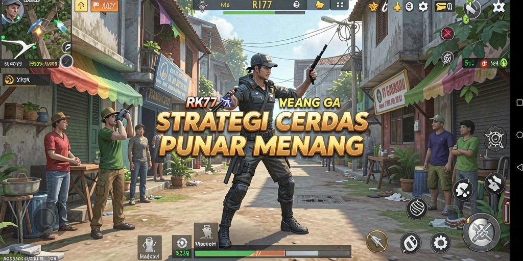 Tampilan gameplay RK77 yang memukau dan penuh strategi.