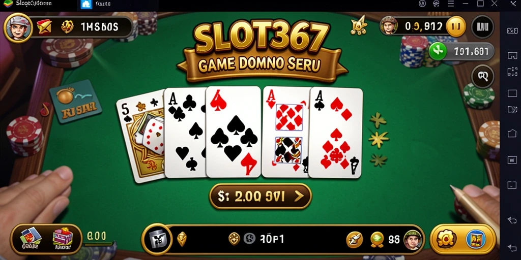 Tampilan gameplay yang seru dalam SLOT367 menampilkan keseruan permainan Domino.