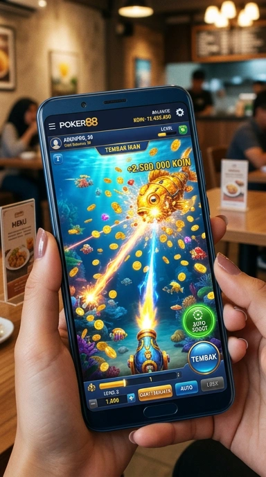 Tampilan utama aplikasi poker88 yang menarik dan fungsional.